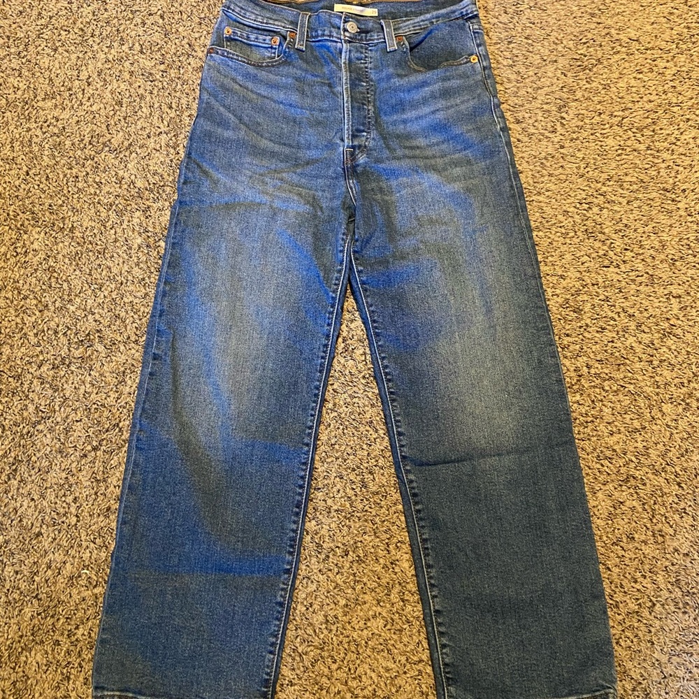 Levi’s ribcage straight jeans